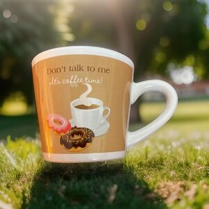 V And S Houseware Mug "Don't Talk To Me" Small Coffee‎ Expresso Cup Morning